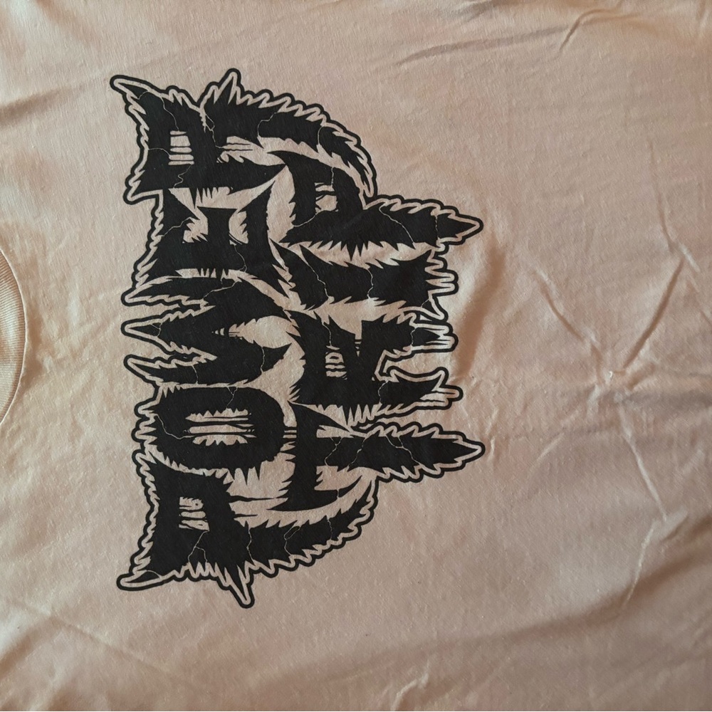 Graphic Tee with Bold Black Design